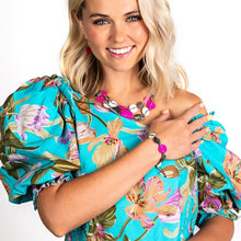 Load image into Gallery viewer, Paparazzi Barefoot Beaches - Pink Necklace and Paparazzi Shore Up - Pink Bracelet Set