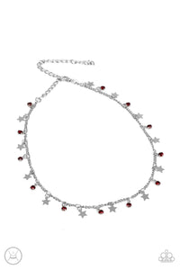 Paparazzi Little Lady Liberty - Red Necklace