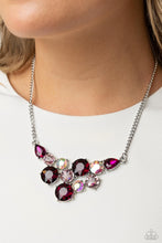 Load image into Gallery viewer, Paparazzi Round Royalty - Pink Necklace & Paparazzi Twinkling Trio - Pink Bracelet Set