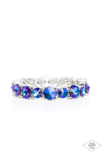 Load image into Gallery viewer, Paparazzi Born To Bedazzle - Blue Bracelet (Pink Diamond Exclusive)
