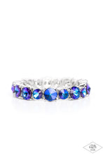Load image into Gallery viewer, Paparazzi Born To Bedazzle - Blue Bracelet (Pink Diamond Exclusive)