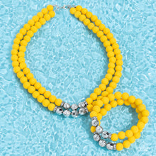 Load image into Gallery viewer, Paparazzi Summer Splash - Yellow Necklace