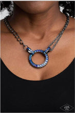 Load image into Gallery viewer, Paparazzi Razzle Dazzle - Blue Necklace (Pink Diamond Exclusive)
