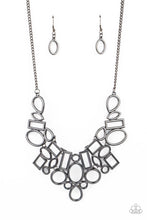 Load image into Gallery viewer, Paparazzi Geometric Grit - Black Necklace