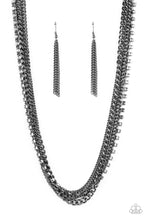 Load image into Gallery viewer, Paparazzi Free to CHAINge My Mind - Black Necklace