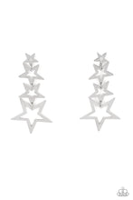 Load image into Gallery viewer, Paparazzi Superstar Crescendo - Silver Earrings
