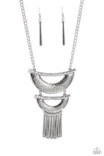Load image into Gallery viewer, Paparazzi Fringe Festival - Silver Necklace