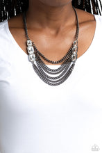 Load image into Gallery viewer, Paparazzi Come CHAIN or Shine - Black Necklace