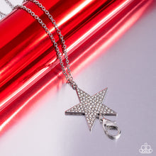 Load image into Gallery viewer, Paparazzi Rock Star Sparkle - White Necklace