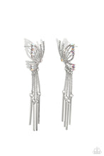 Load image into Gallery viewer, Paparazzi A Few Of My Favorite WINGS - White Earrings