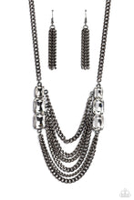 Load image into Gallery viewer, Paparazzi Come CHAIN or Shine - Black Necklace