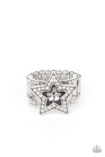 Load image into Gallery viewer, Paparazzi One Nation Under Sparkle - Silver Ring
