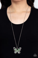 Load image into Gallery viewer, Paparazzi Whimsy Wings - Green Necklace
