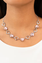 Load image into Gallery viewer, Paparazzi Contemporary Cupid Necklace - Pink