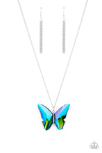 Load image into Gallery viewer, The Social Butterfly Effect - Blue Necklace