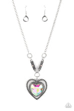 Load image into Gallery viewer, Paparazzi Heart Full of Fabulous Necklace - Iridescent (April 2022)