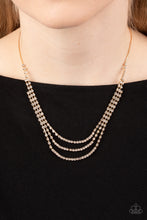 Load image into Gallery viewer, Paparazzi Surreal Sparkle Necklace - Gold
