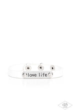 Load image into Gallery viewer, Paparazzi Love Life Bracelet - White (Black Diamond Exclusive)