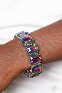Paparazzi Studded Smolder Bracelet - Multi (Black Diamond Exclusive)