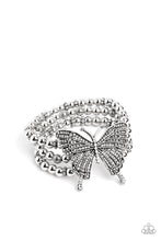 Load image into Gallery viewer, Paparazzi First WINGS First Bracelet - White (2023 EmpowerMe Pink Exclusive)