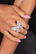 Load image into Gallery viewer, Paparazzi Flying Fashionista Ring - Blue