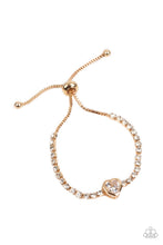 Load image into Gallery viewer, Paparazzi Mirrored Love Bracelet - Gold