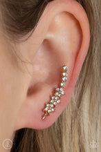 Load image into Gallery viewer, Paparazzi Flowery Finale Ear Crawler Earrings - Gold