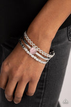 Load image into Gallery viewer, Paparazzi You Win My Heart Bracelet - Pink