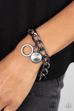 Load image into Gallery viewer, Paparazzi Unyielding Roar Bracelet - Black