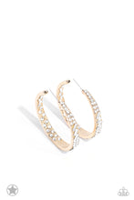 Load image into Gallery viewer, Paparazzi GLITZY By Association Earrings - Gold (2023 EmpowerMe Pink)