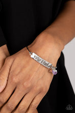 Load image into Gallery viewer, Paparazzi Fearless Fashionista Bracelet - Purple