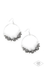 Load image into Gallery viewer, Paparazzi I Can Take a Compliment Earrings - Silver (Black Diamond Exclusive)