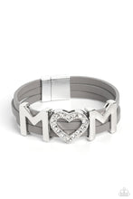 Load image into Gallery viewer, Paparazzi Heart of Mom - Silver Bracelet