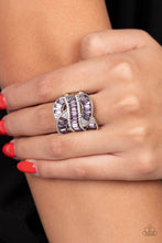 Load image into Gallery viewer, Paparazzi Six-Figure Flex Ring - Purple