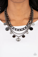 Load image into Gallery viewer, Paparazzi Industrial Noise Necklace - Black