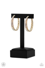 Load image into Gallery viewer, Paparazzi GLITZY By Association Earrings - Gold (2023 EmpowerMe Pink)