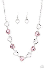 Load image into Gallery viewer, Paparazzi Contemporary Cupid Necklace - Pink