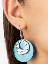 Load image into Gallery viewer, Seaside Shanty Necklace - Blue (Empire Diamond Exclusive - Paparazzi Accessories)