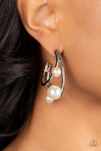 Load image into Gallery viewer, Paparazzi Metro Pier Earrings - White