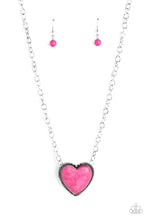 Load image into Gallery viewer, Paparazzi Authentic Admirer Necklace - Pink