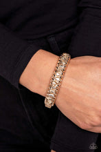 Load image into Gallery viewer, Paparazzi Crafted Coals Bracelet - Gold