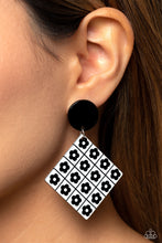 Load image into Gallery viewer, Paparazzi Vintage Vaudeville Earrings - Black