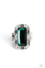 Load image into Gallery viewer, Paparazzi Radiant Rhinestones - Green Ring