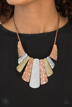Load image into Gallery viewer, Paparazzi Untamed - Copper, Silver, Brass Necklace