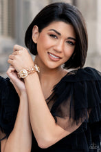 Load image into Gallery viewer, Paparazzi Gilded Gallery Bracelet - Gold (December 2022 Fashion Fix)