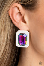 Load image into Gallery viewer, Paparazzi Edgy Emeralds Earrings - Multi