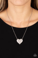 Load image into Gallery viewer, Paparazzi Spellbinding Sweetheart Necklace - White