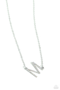 Paparazzi INITIALLY Yours - M - Multi Necklace (Iridescent)