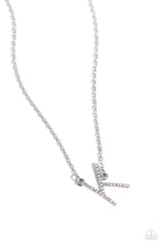 Load image into Gallery viewer, Paparazzi INITIALLY Yours - K - Multi Necklace (Iridescent)
