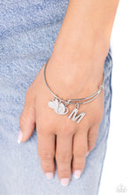 Load image into Gallery viewer, Paparazzi Making It INITIAL - Silver - M Bracelet (with hearts)
